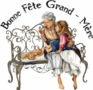 Gif bonne fête grand mère calin